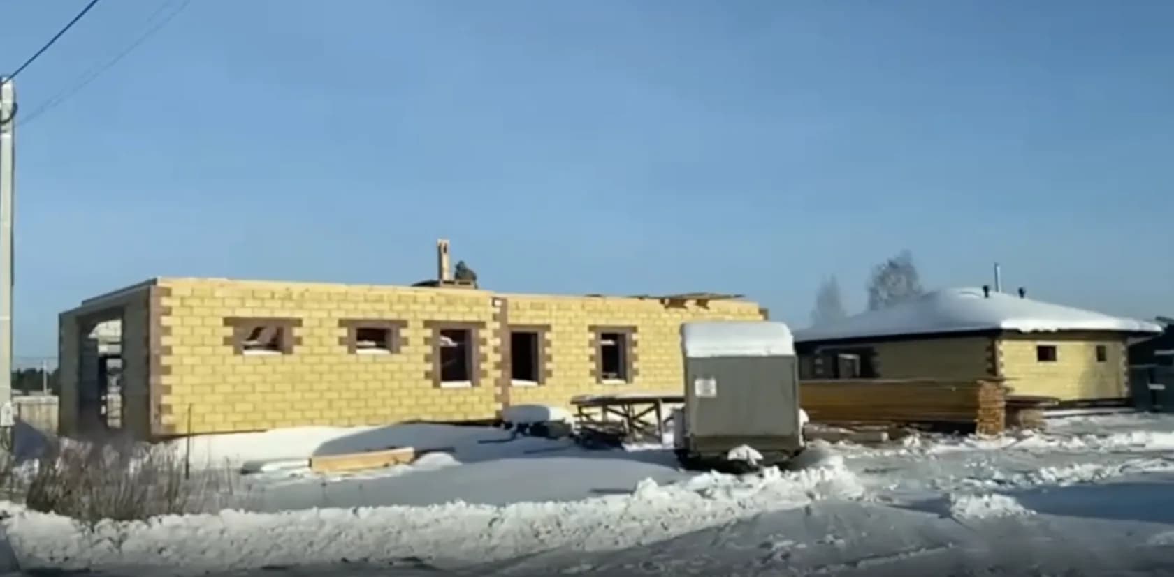 Застройка участков идёт полным ходом